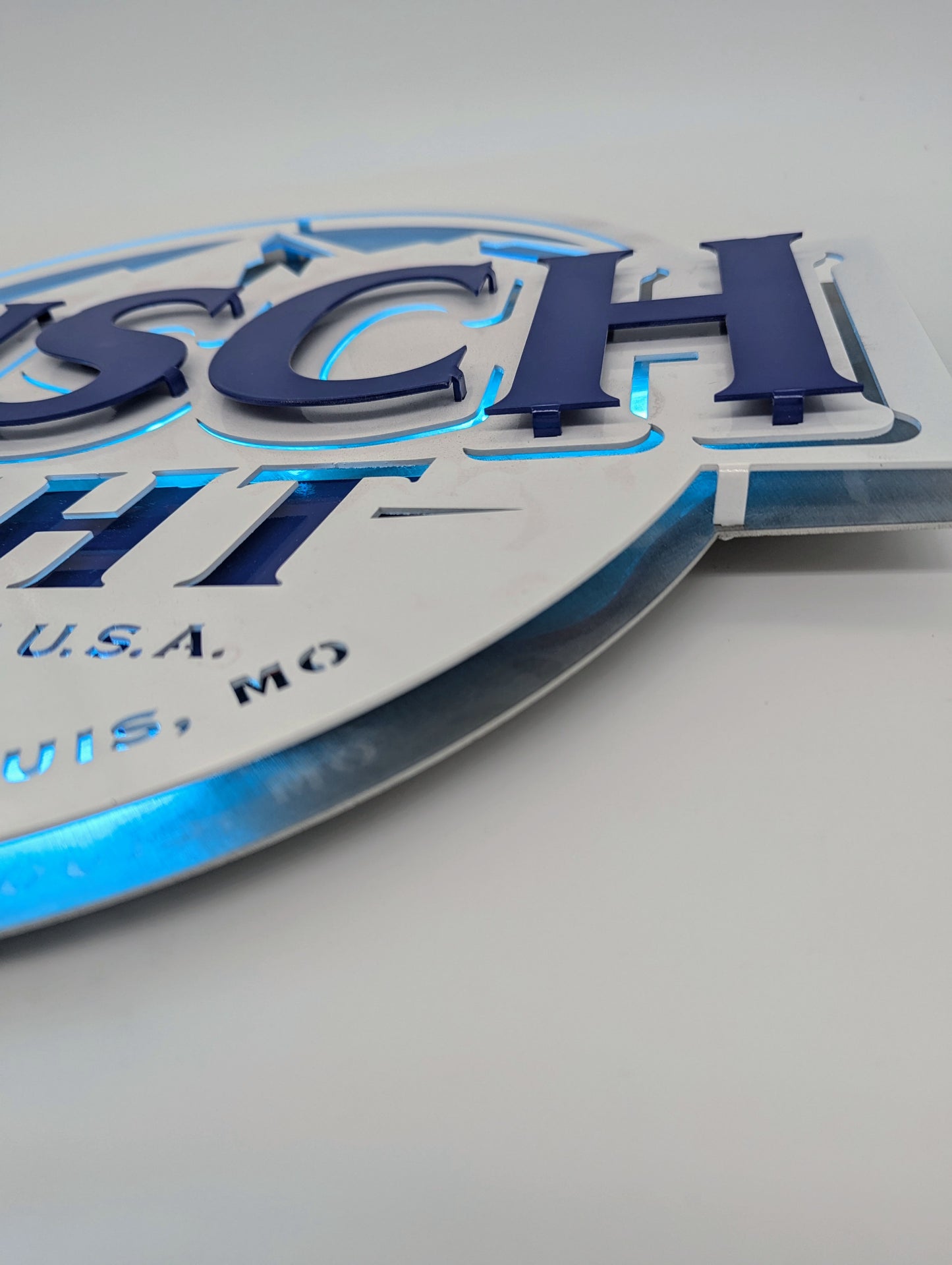 Busch Light Mountains Metal Wall Art: Anheuser-Busch