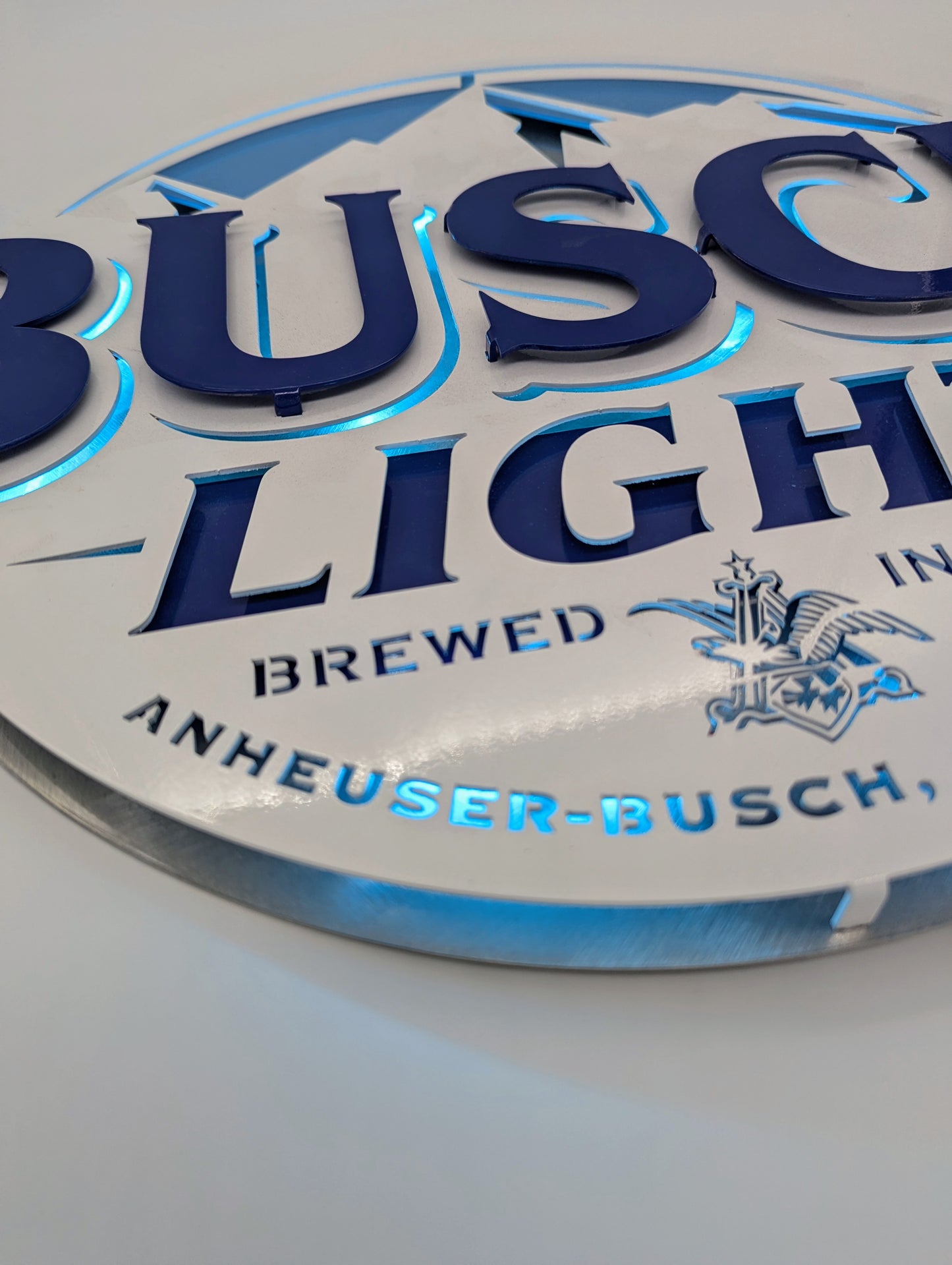 Busch Light Mountains Metal Wall Art: Anheuser-Busch