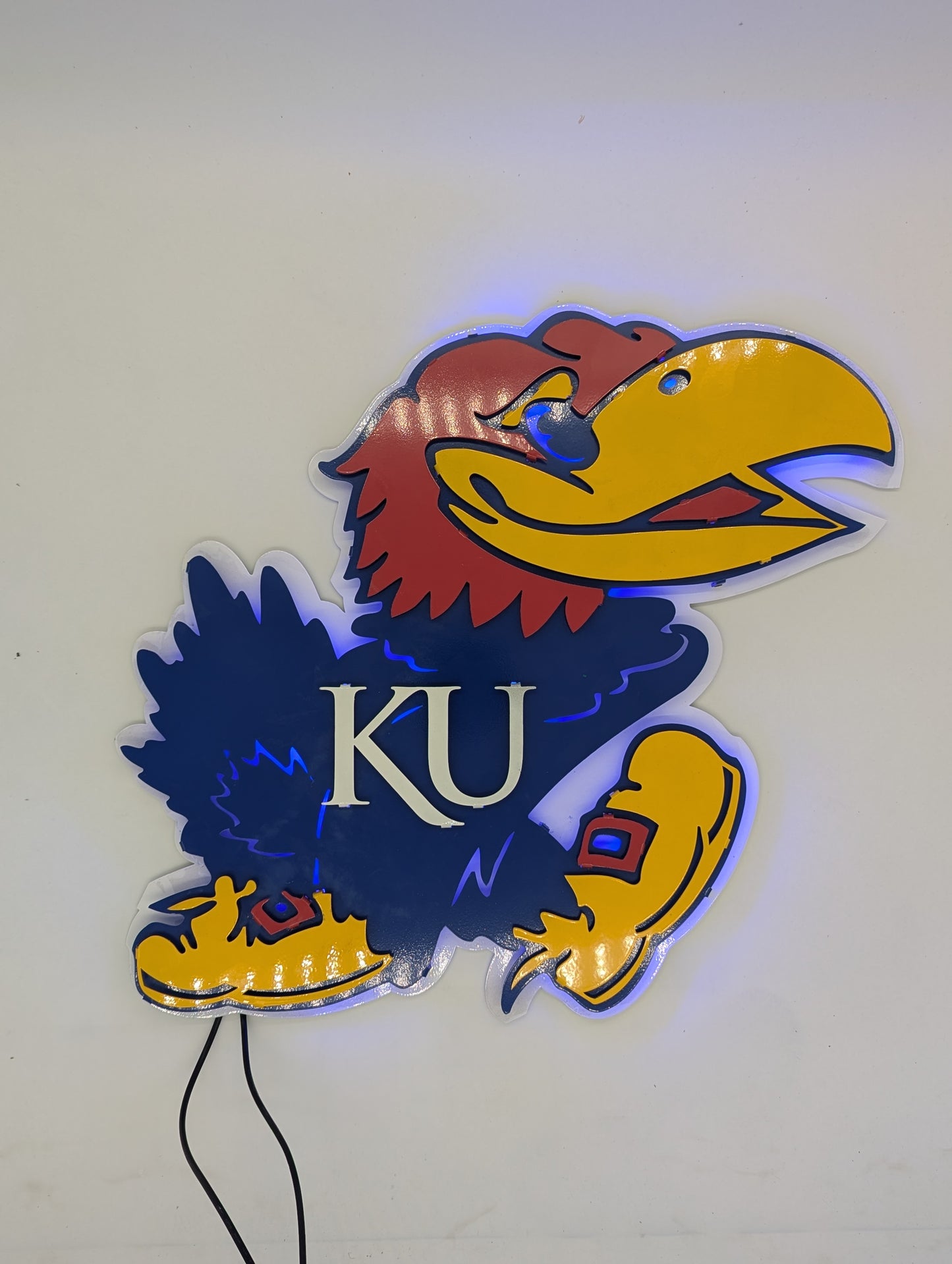 2005 Jayhawk Metal Wall Art: University of Kansas