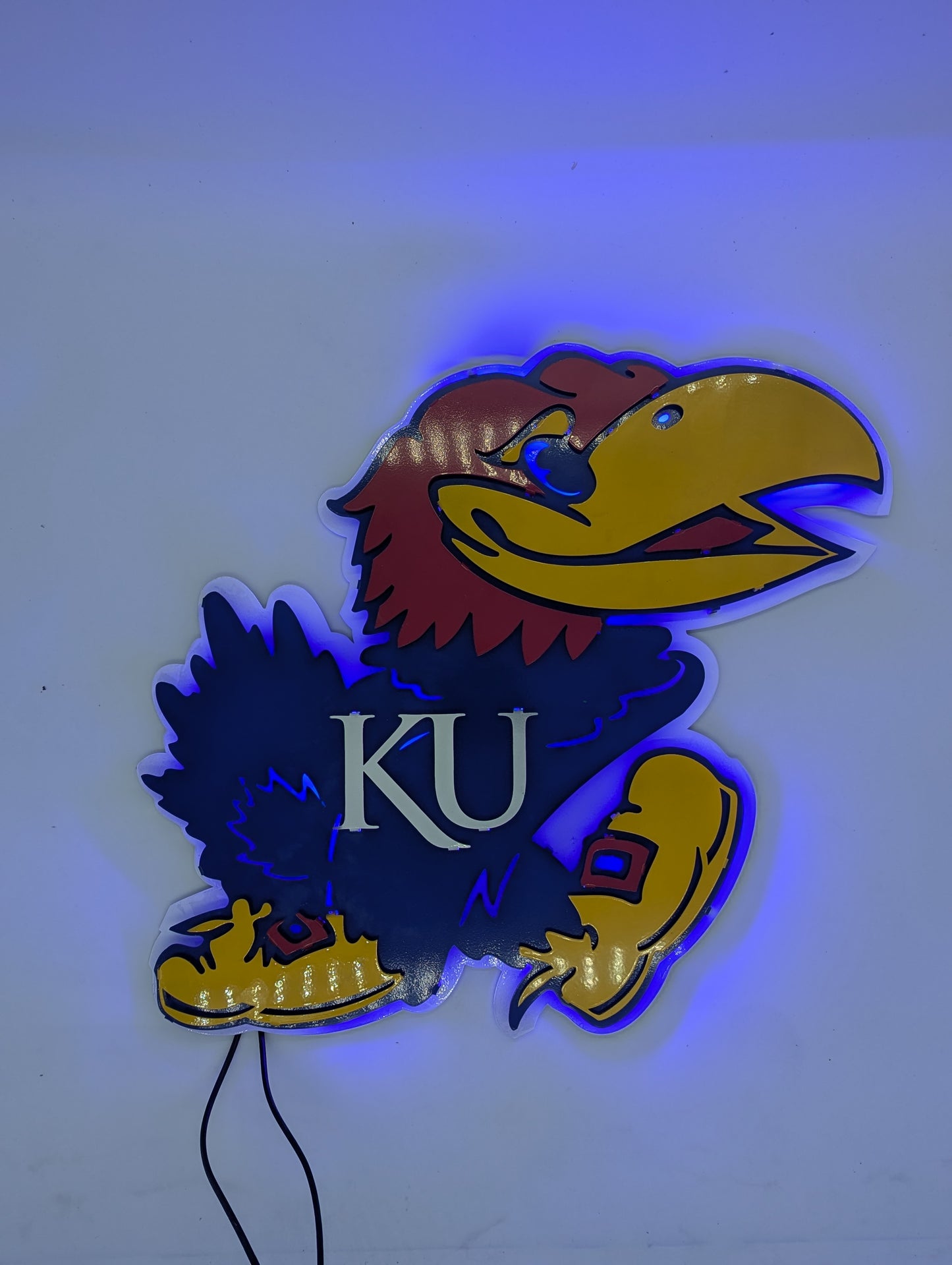 2005 Jayhawk Metal Wall Art: University of Kansas