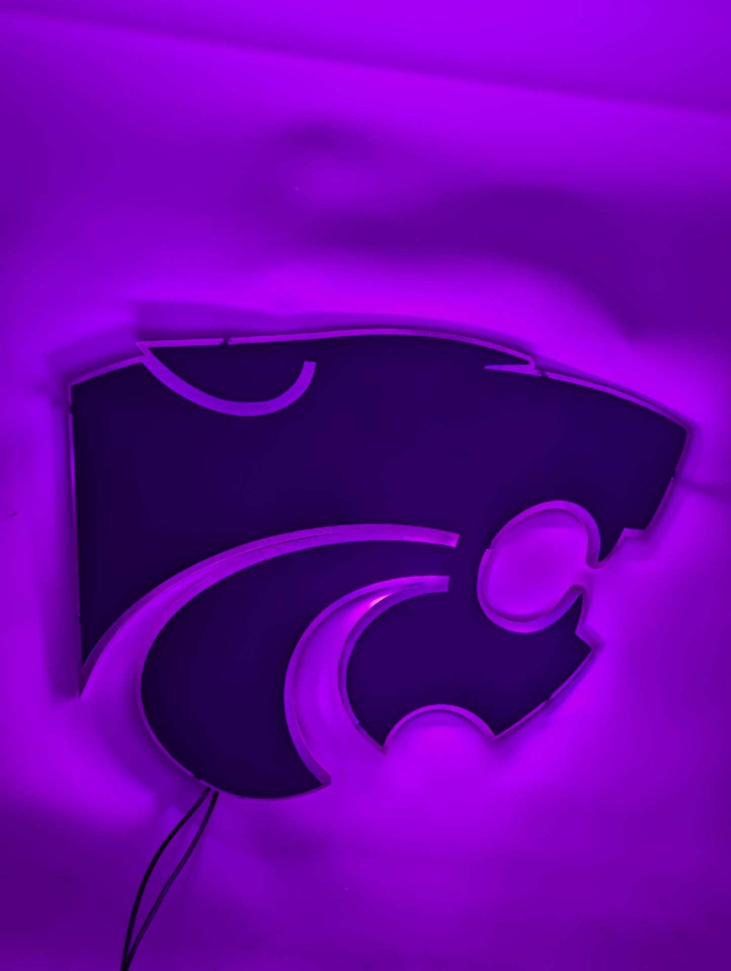 Powercat Metal Wall Art: Kansas State University