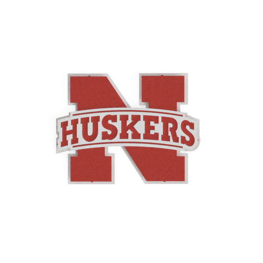 Cornhuskers 'N' Logo Metal Wall Art | University of Nebraska