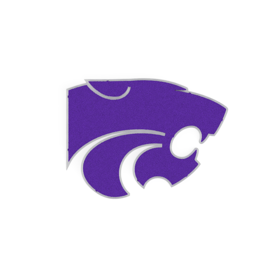 Powercat Metal Wall Art: Kansas State University
