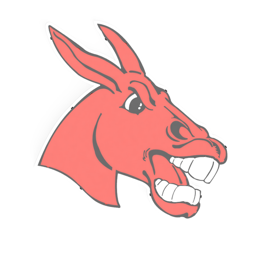 Mule Head Metal Wall Art: University of Central Missouri