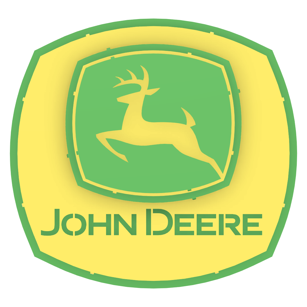 John Deere Logo Metal Wall Art
