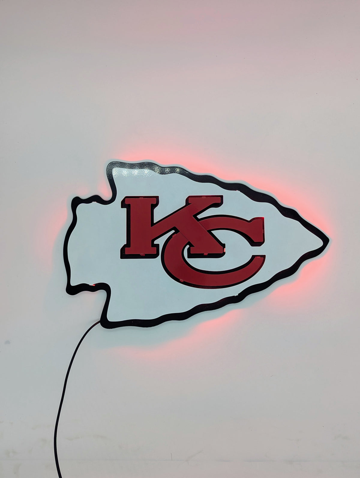 Arrowhead Metal Wall Art: Kansas City Chiefs