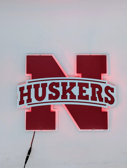 Cornhuskers 'N' Logo Metal Wall Art | University of Nebraska