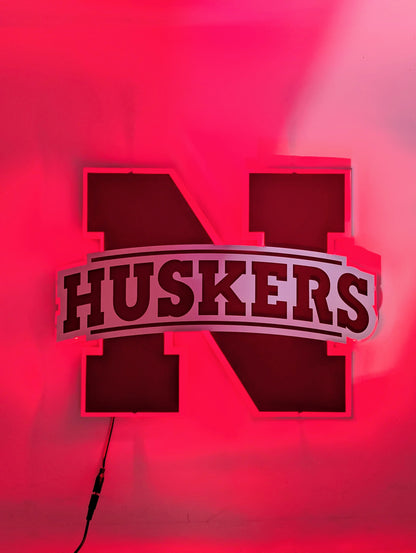 Cornhuskers 'N' Logo Metal Wall Art | University of Nebraska