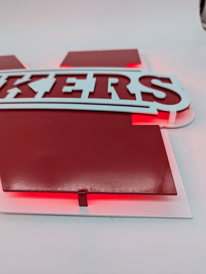 Cornhuskers 'N' Logo Metal Wall Art | University of Nebraska