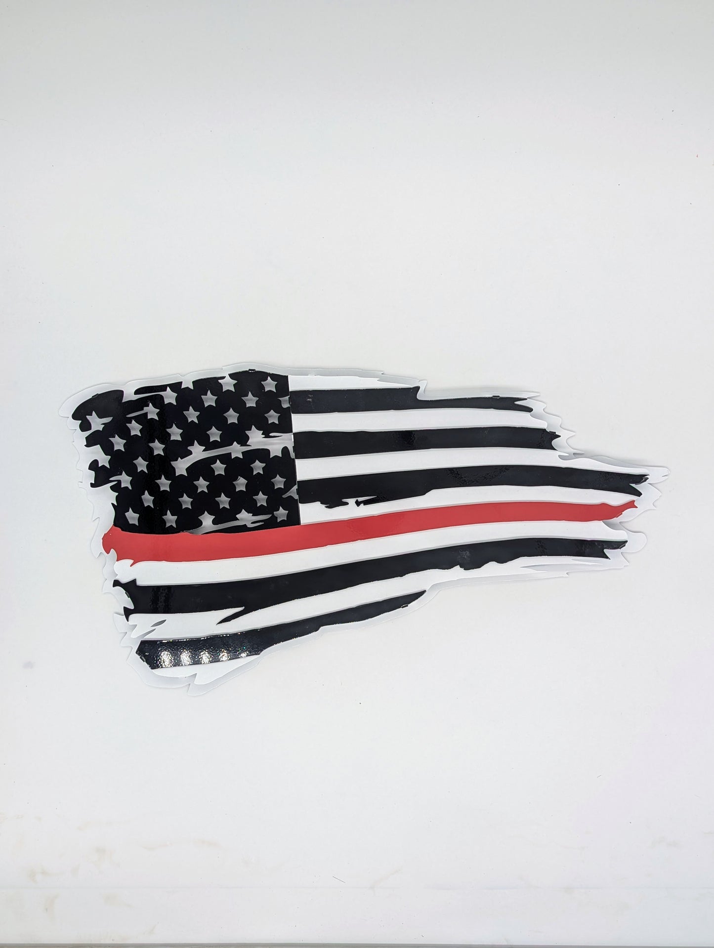 Tattered American Flag: Patriotic Metal Wall Art