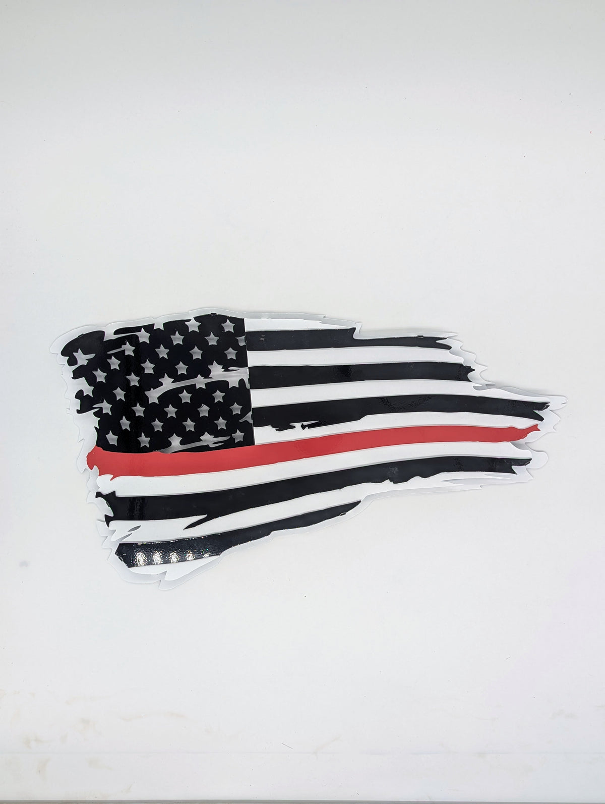 Tattered American Flag: Patriotic Metal Wall Art