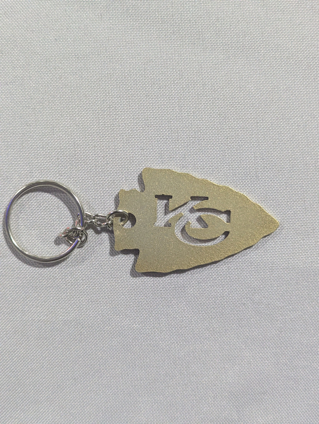 Arrowhead Keychain: Kansas City Chiefs