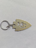 Arrowhead Keychain: Kansas City Chiefs