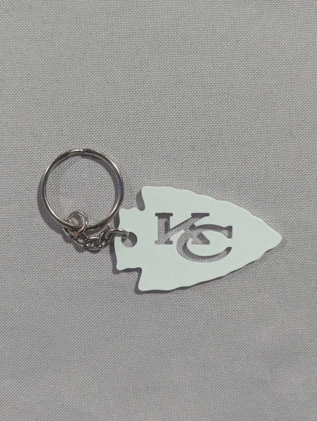 Arrowhead Keychain: Kansas City Chiefs