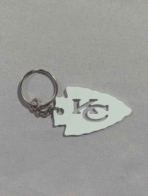 Arrowhead Keychain: Kansas City Chiefs