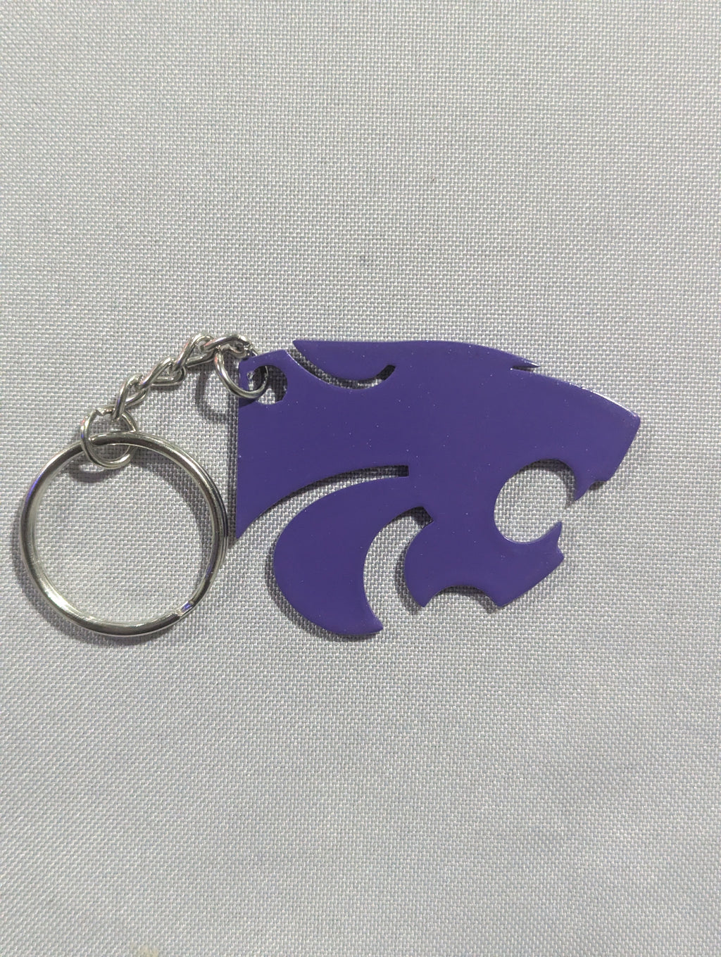 Kansas State University Keychain: Powercat