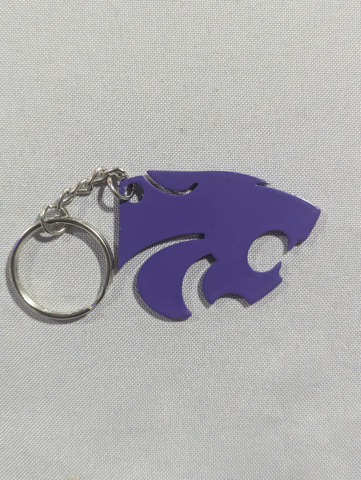Kansas State University Keychain: Powercat