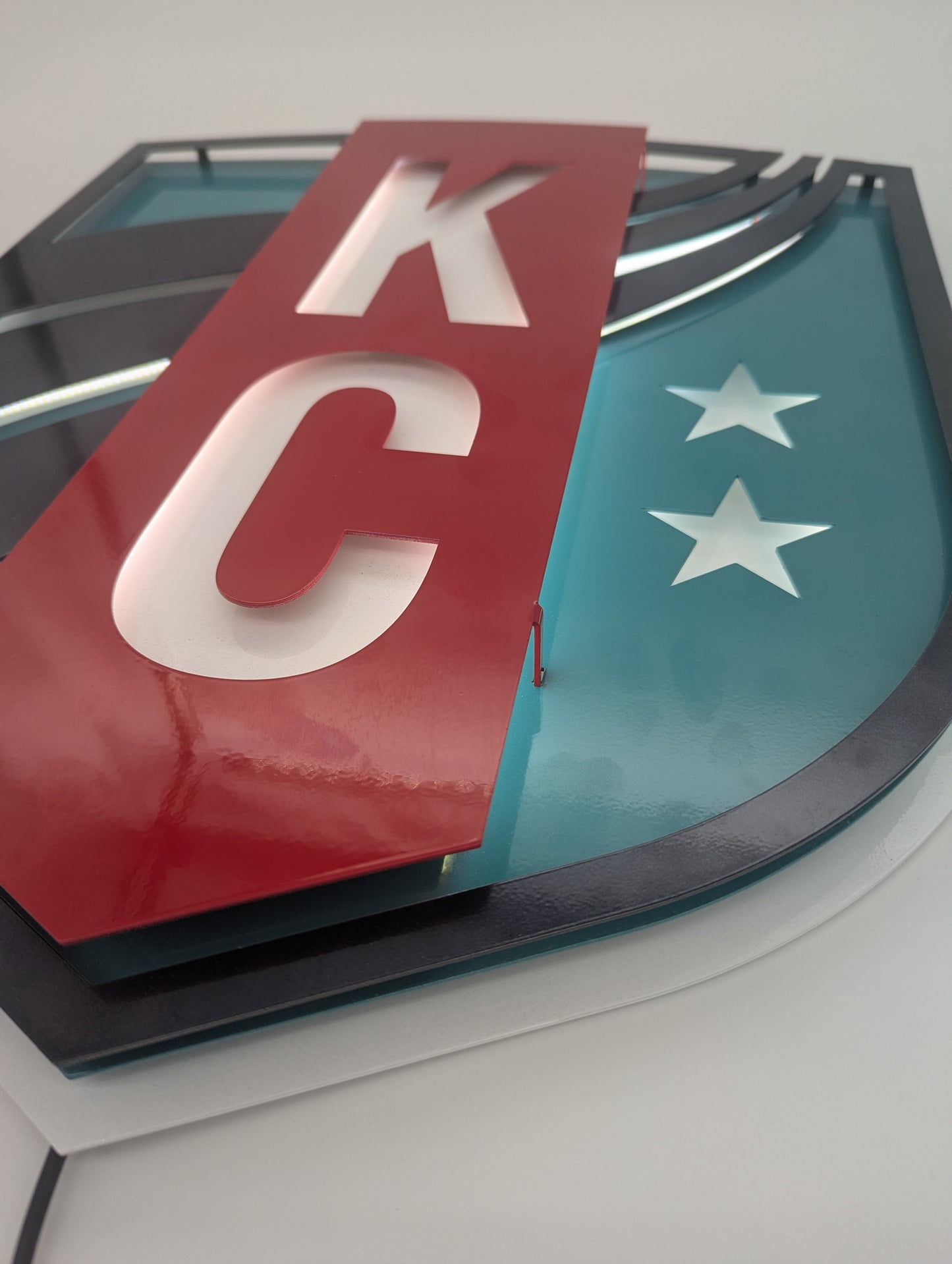 KC Currents Metal Wall Art: Kansas City Currents