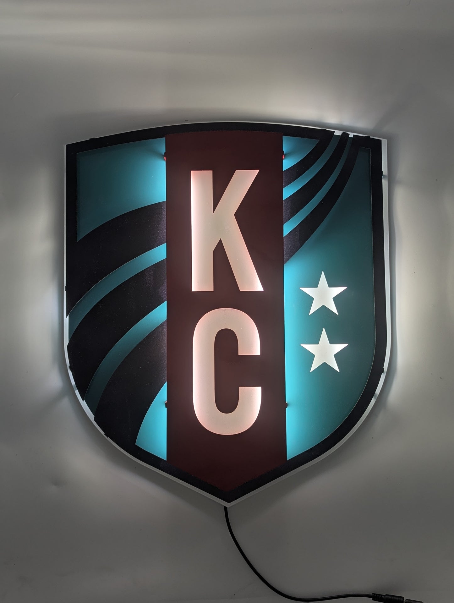 KC Currents Metal Wall Art: Kansas City Currents