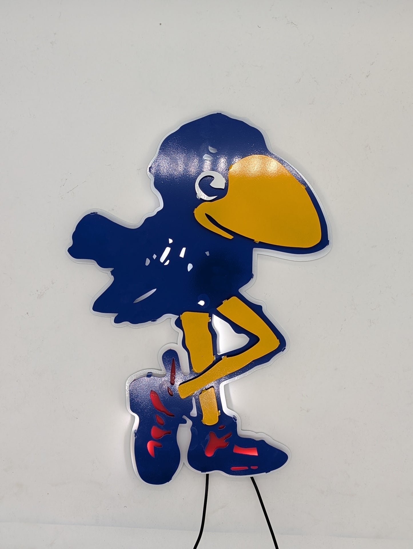 1912 Jayhawk Metal Wall Art: University of Kansas