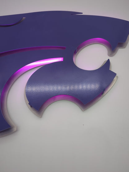 Powercat Metal Wall Art: Kansas State University