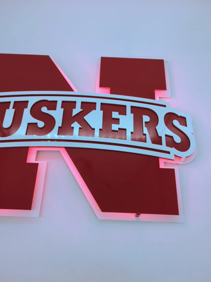 Cornhuskers 'N' Logo Metal Wall Art | University of Nebraska