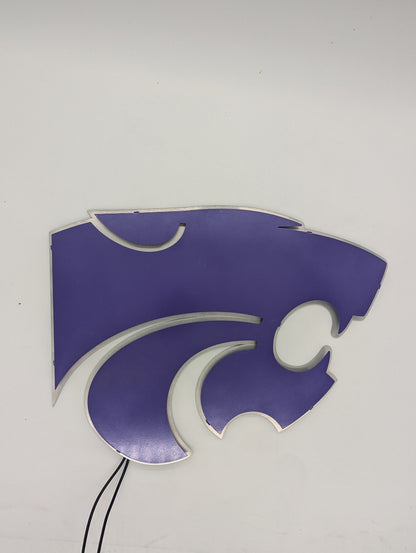 Powercat Metal Wall Art: Kansas State University